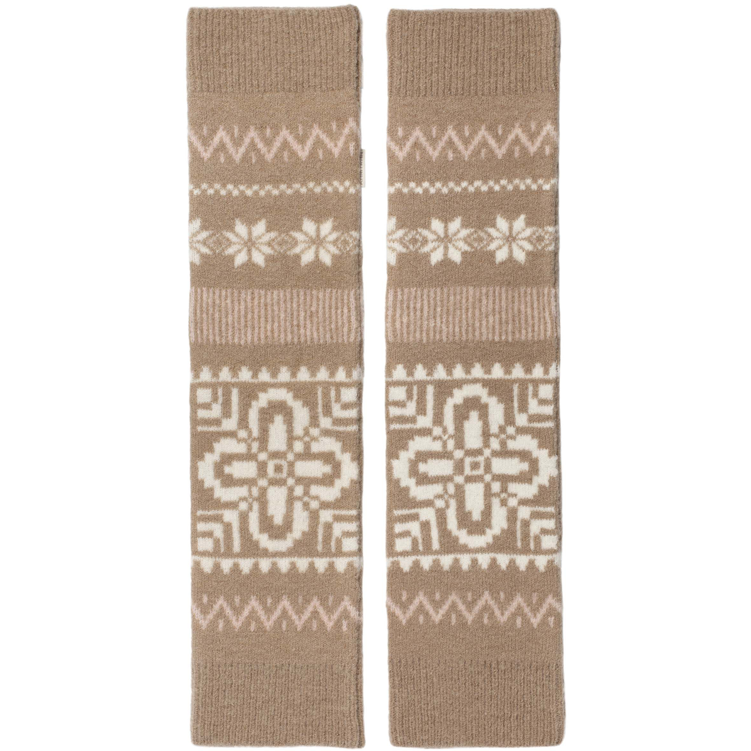 Kari Traa Erin Armstulpen Damen Stulpen beige Lifestyle Atmungsaktiv Merinowolle