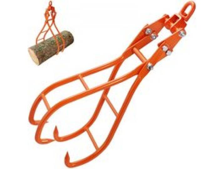 VEVOR Pince Forestière pour Troncs 914,4 mm Pince de Levage pour Bois Bûches Crochets 4 Griffes Pivotante Capacité Charge 1500 kg Pince à Bois en Acier pour Tracteurs VTT Camions Chariots Élévateurs