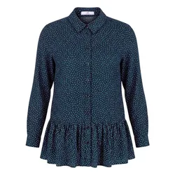 Long-Bluse Emilia Lay blau, 52