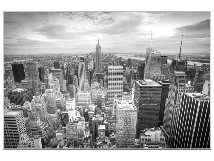 Bild mit Rahmen New York Skyline image LAND