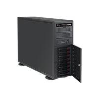Supermicro SuperChassis 743AC-668B, Full Tower, Server, Schwarz, ATX, EATX, micro ATX, Metall, Ventilatorausfall, HDD, Netzwerk, Leistung