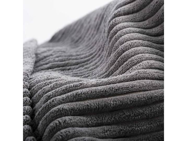 LiveDeco - Housse Vide Pouf Géant XL Intérieur Velours Côtelé Gris BiG52