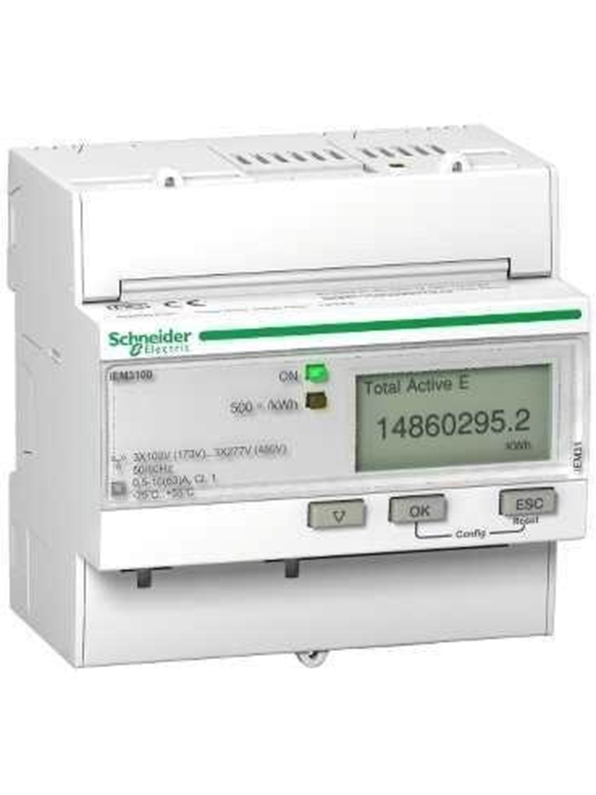 Schneider Electric Triphase kwh meter ct pulse mid