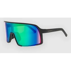 Horsefeathers Magnum Matt Black Sonnenbrille mirror green Gr. Uni