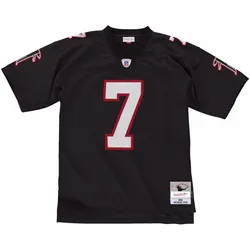 Mitchell & Ness, Herren, Sportshirt, NFL Legacy Jersey Atlanta Falcons 2002 Michael Vick (L), Schwarz, L