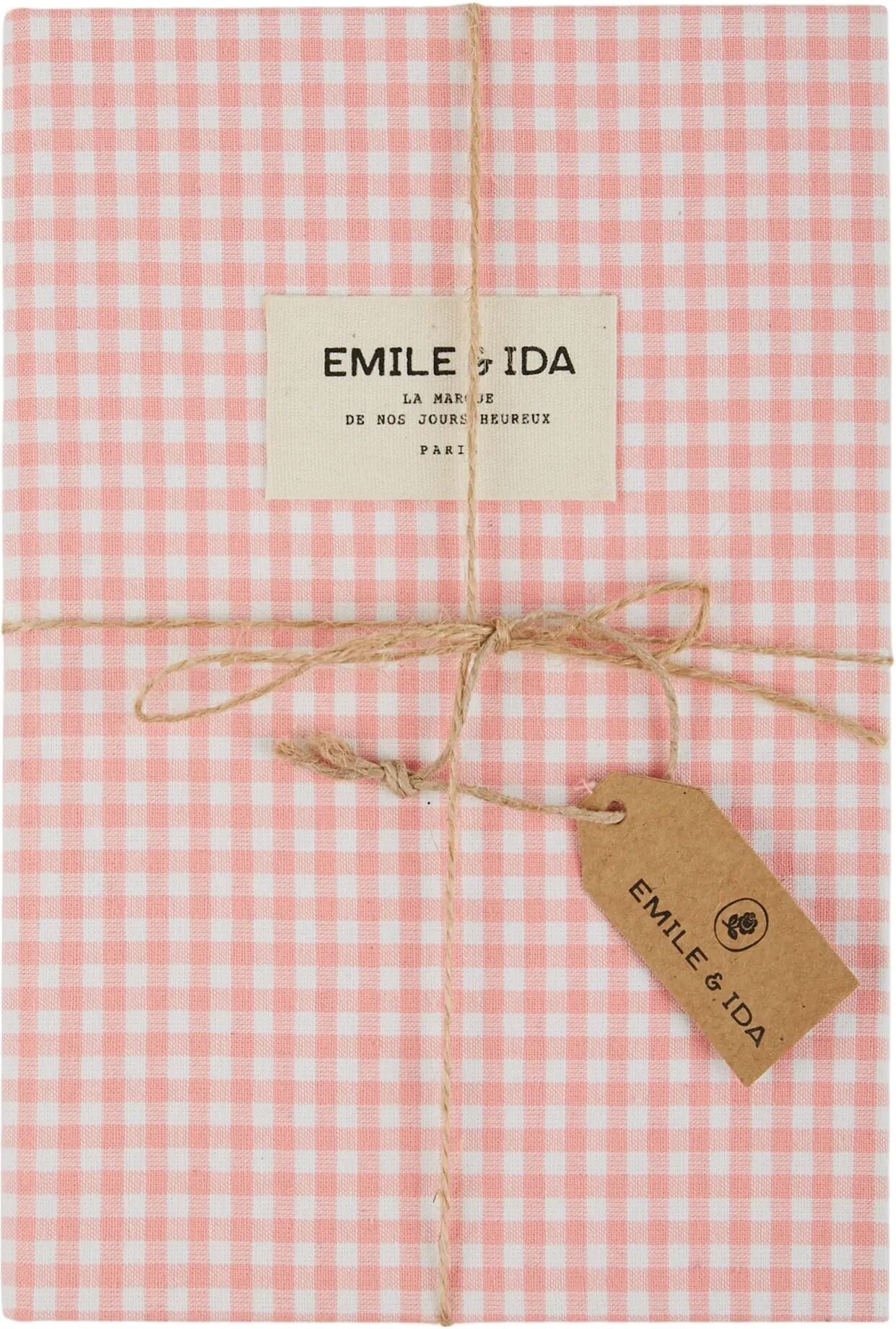 Emile et Ida Carnet Vichy Rose taille unique