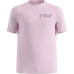Odlo, Herren, Sportshirt, Essential Print (L), Rosa, Pink