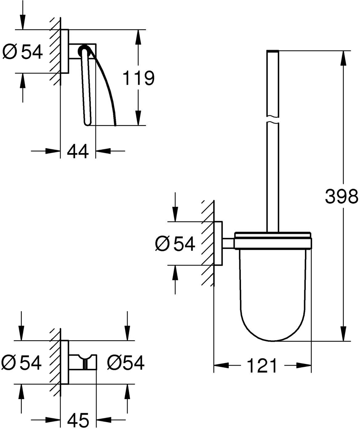 Grohe Start WC-Set 3 in 1