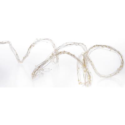 Dekoobjekt "LED-Lichterkette, Weihnachtsdeko", silber (silberfarben), MYFLAIR MÖBEL & ACCESSOIRES, Dekofiguren, mit 180 Mikro LEDs, Länge ca. 150 cm