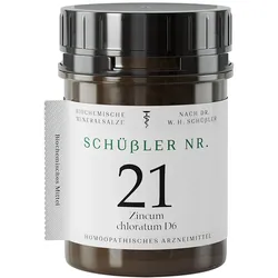 SCHÜSSLER NR.21 Zincum chloratum D 6 Tabletten 400 St
