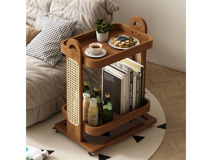 Table d'appoint de canapé de Salon, petite Table basse, armoire latérale mobile, support de rangement, organisateur de collations, chariot de Salon de beauté