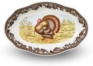 Spode Woodland Pickle Side Dish - 8.5 Inch
