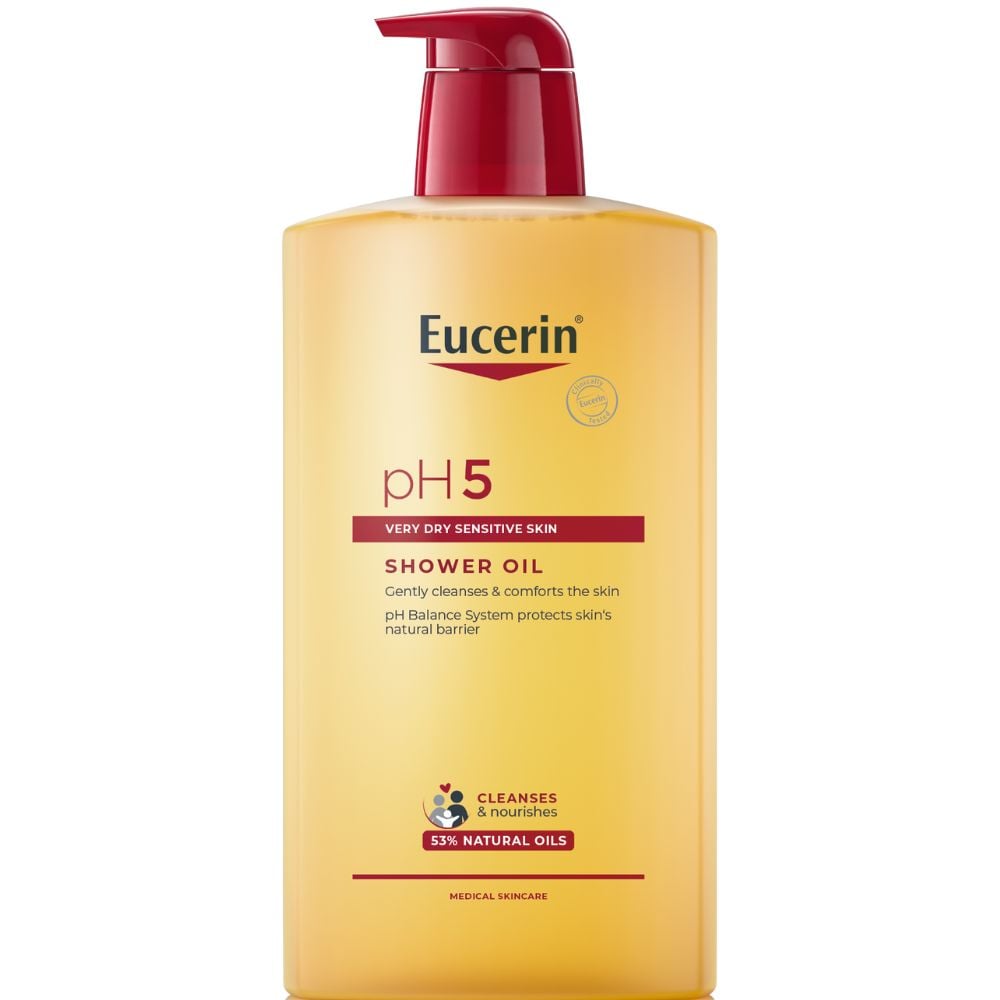 Eucerin pH5 Shower Oil Preserves Skin Resilience 1000mL