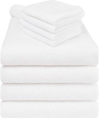 American Soft Linen Turkish Baby Toddler Hooded Bath Towel Set, 100% Cotton Soft Fluffy Baby Toddler Hooded After Shower Towels
