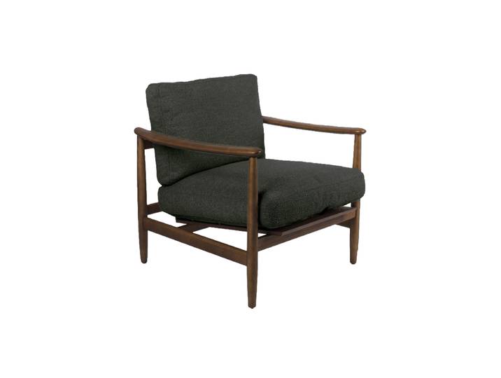 Massiver Design Sessel „Todd“ Esche Anthrazit Pols Potten