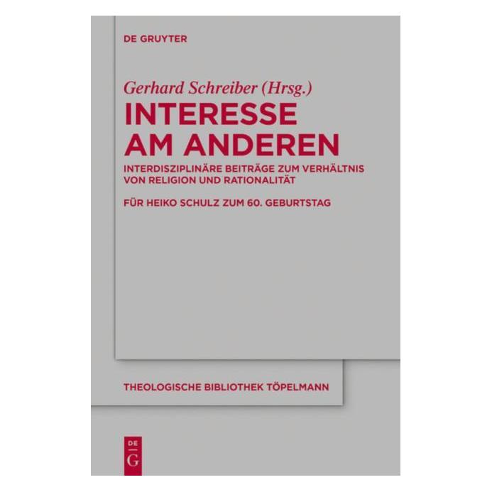 De Gruyter Interesse am Anderen (Englisch, 2019) (67768292)
