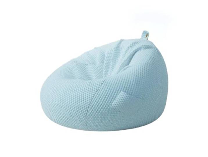 Xumh2024-3 Sitzsack Sitzsack-Stuhl mit Gepunkteter Textur, gemütliches Sofa Tasche for Wohnzimmer und Schlafzimmer(Blue,Groß)