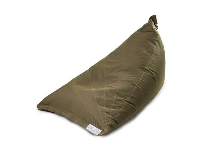 Maanta Randa Sitzsack Outdoor und Indoor - XL 100 x 100 x 160 cm - Oliven - für Garten, Terrasse, Balkon und Wohnzimmer