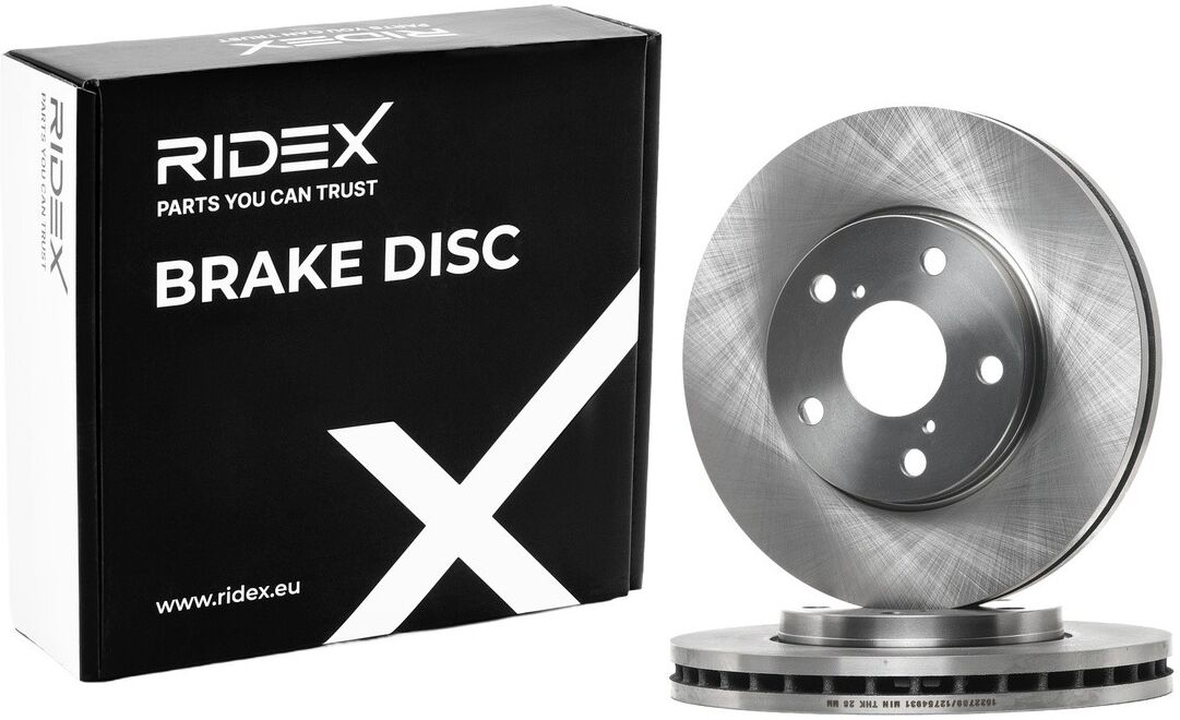 RIDEX 82B1636 Brake disc