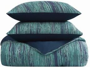 Vince Camuto Linework Stripe 3 Piece Comforter Set