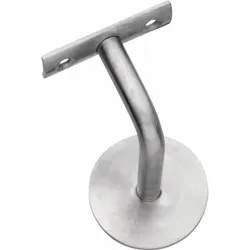 INTERSTEEL Handlaufträger VA ma D.Wandplatte 60mm gewölbte Auflage - 35730090