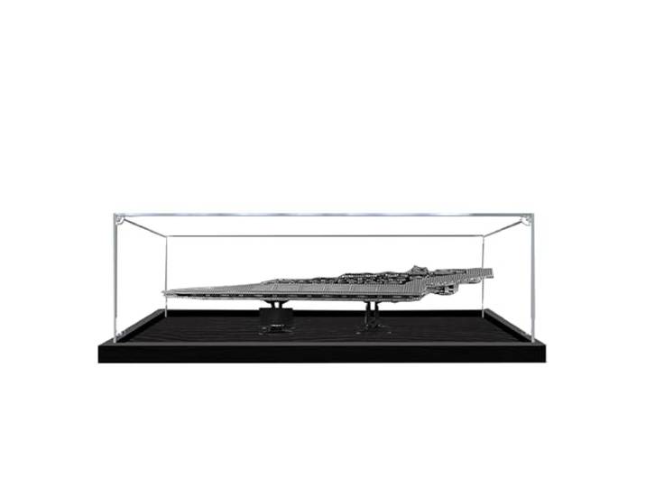 Acryl-Vitrine für Lego 10221 Sternenzerstörer-Modell, 3 mm staubdichte Schaukasten, Vitrine kompatibel mit Lego 10221 (Modell nicht im Lieferumfang enthalten) (Transparent 3 mm)