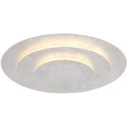 Deckenlampe Deckenleuchte Wohnzimmerlampe silber LED Schlafzimmerlampe D 35 cm