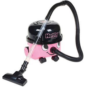 casdon Haushaltsspielzeug Hetty Staubsauger pink, mit funktionierender Saugkraft, Höhe 23 cm