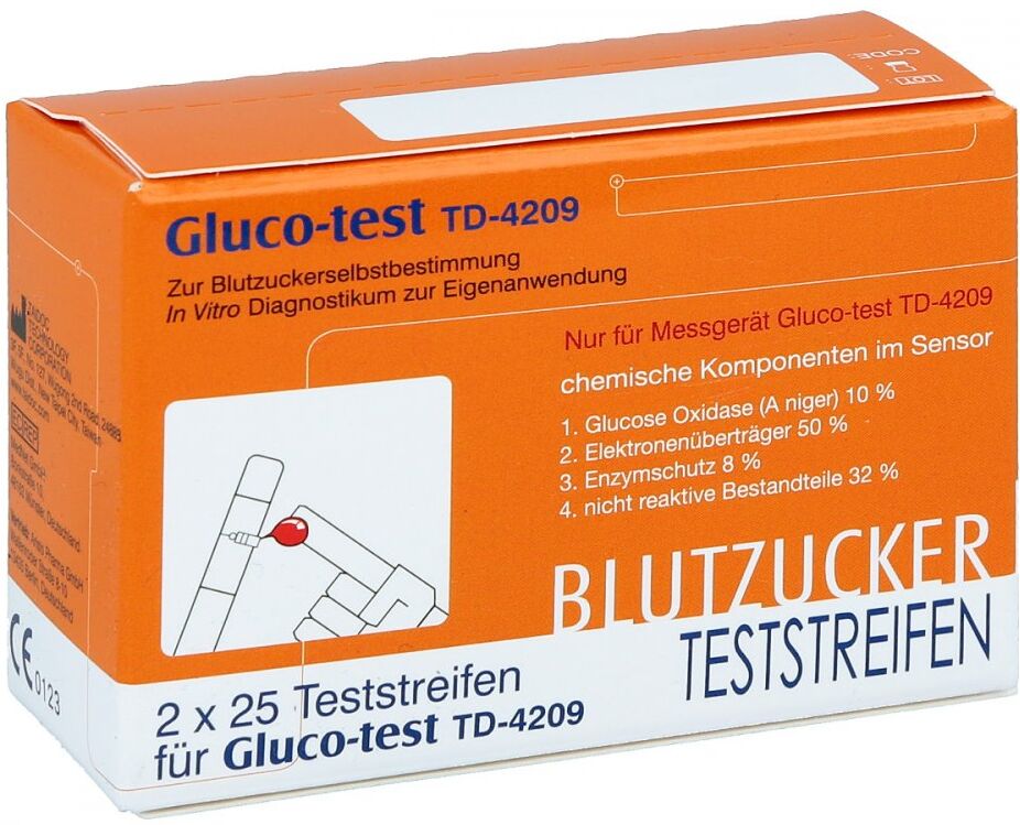 Gluco-test Gluco Test Blutzuckerteststreifen