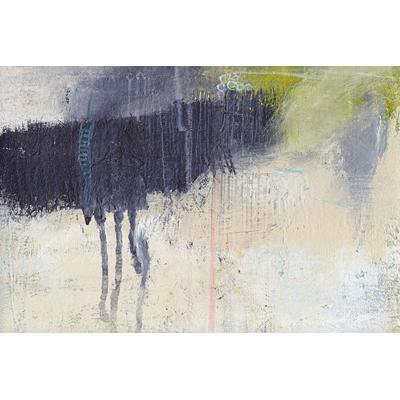 Leinwandbild QUEENCE "Kunstwerk", blau (farbe bild(er): blau), B:60cm H:40cm T:2cm, Canvas, Holzrahmen, Bilder, Leinwandbild, Premium-Leinwandstoff, Handarbeit aus Deutschland