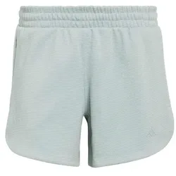 adidas Pacer Workout Waffle Shorts Damen - wonder sage - L