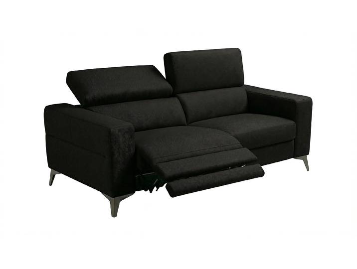 Designer Couch LONATO Stoff 2-Sitzer Designersofa Moderne Stoffcouch