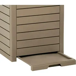 vidaXL Mülltonne, Abfalleimer, Braun