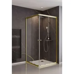 Schulte Sunny Eckeinstieg mit Schiebetüren 75-90 cm.. - Duschkabine