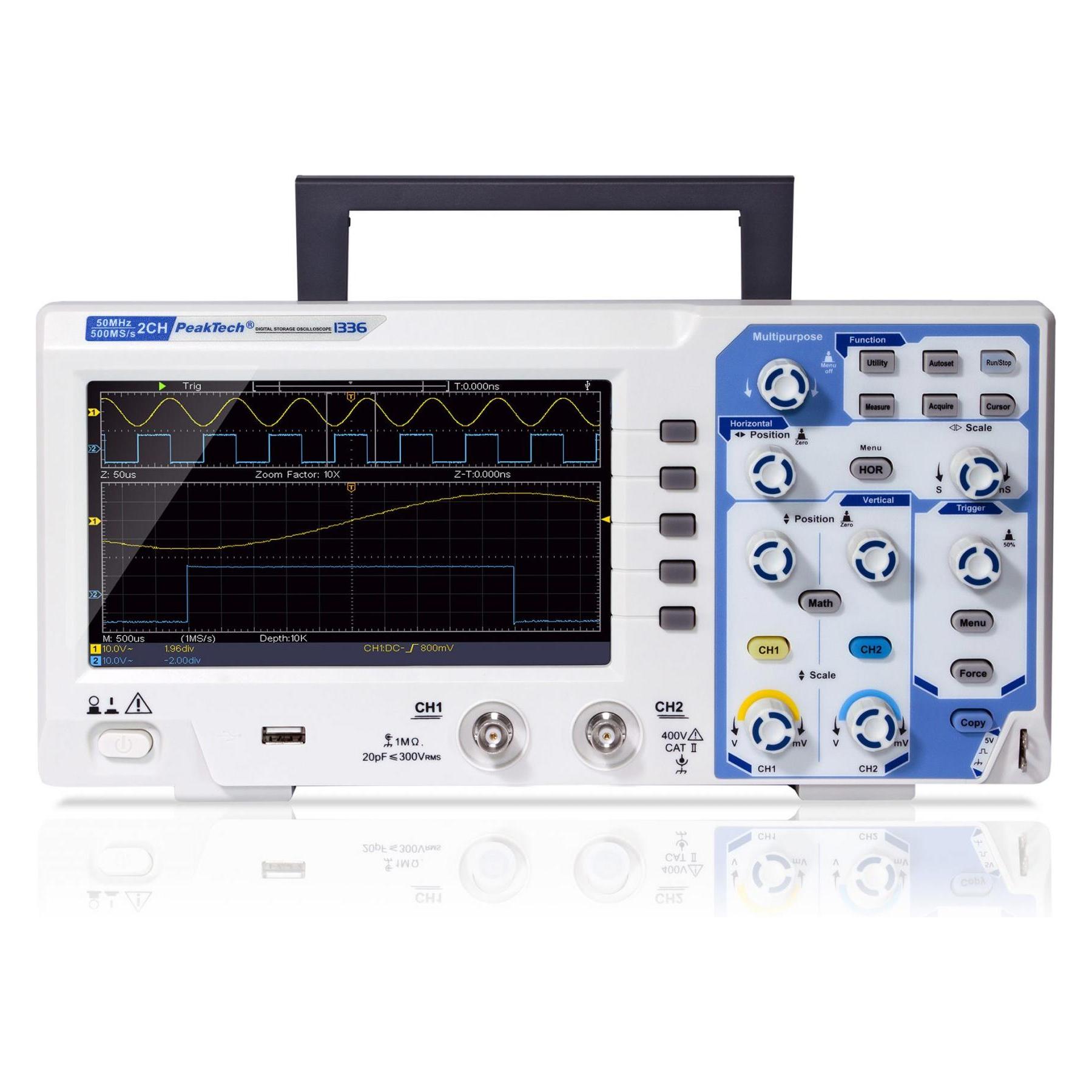 Peaktech P 1336 Digital Speicher Oszilloskop (Oszilloskop) (P 1336)