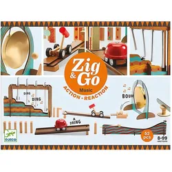 Djeco Kettenreaktionsspiel Zig & Go 52 Teile