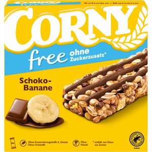 Corny Müsliriegel free Schoko-Banane, je 20g, 6 Riegel