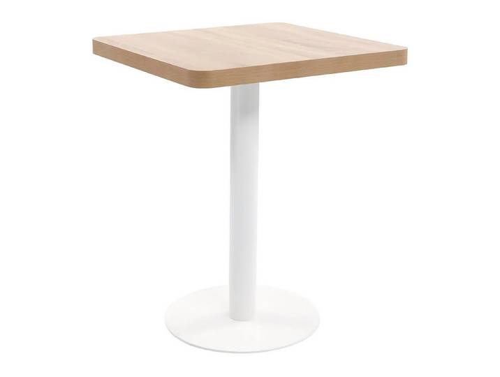 vidaXL Esstisch vidaXL Bistrotisch Hellbraun 60x60 cm MDF