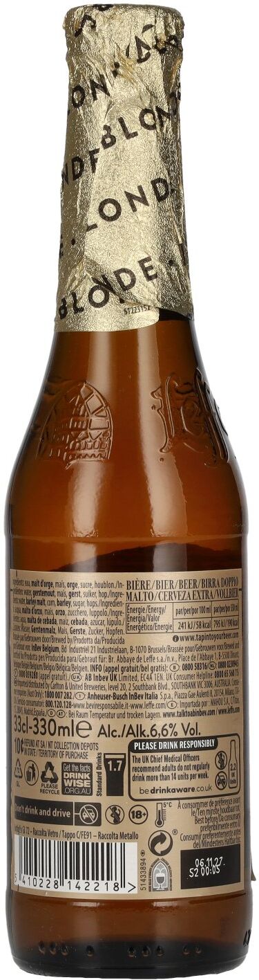 Leffe Blonde 6,6% Vol. 0,33l