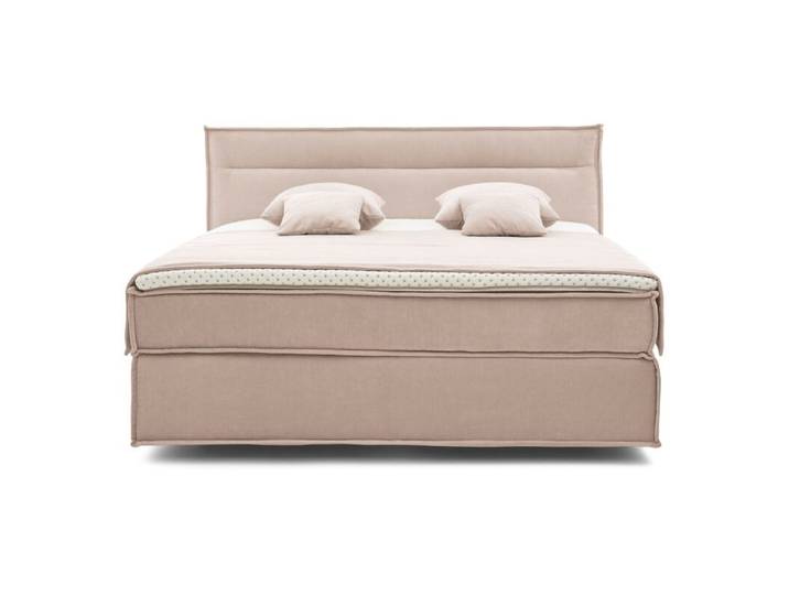 Musterring JustB! Boxspringbett inkl. Topper und Classic TT Partnermatratze - Flair 10070 weiß - Hart Soft Modern, Zeitlos
