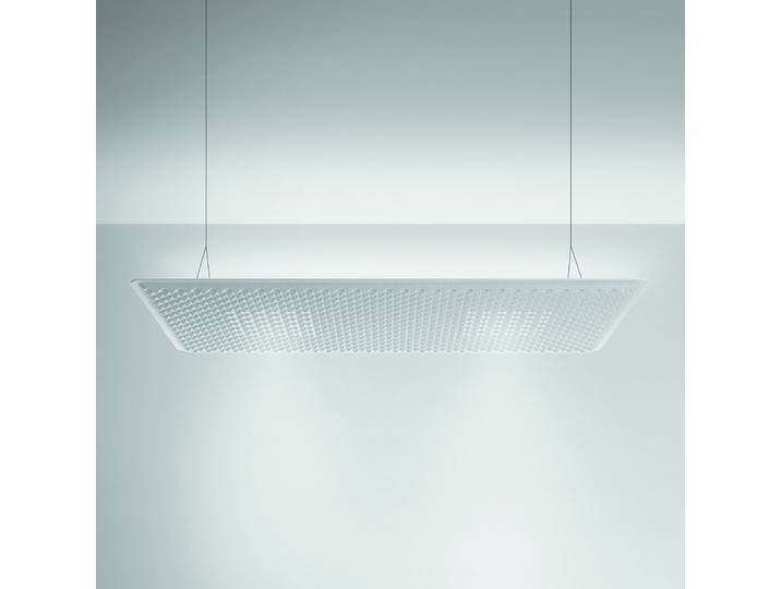 Eggboard Matrix Up/Down LED-Hängeleuchte, weiß, 160 cm, 3.000 K - Artemide - Arbeitszimmer / Büro - Modern - Kunststoff - Einflammig