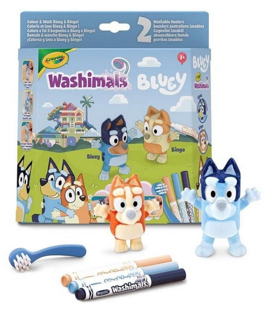 Crayola Washimals Bluey en Bingo set