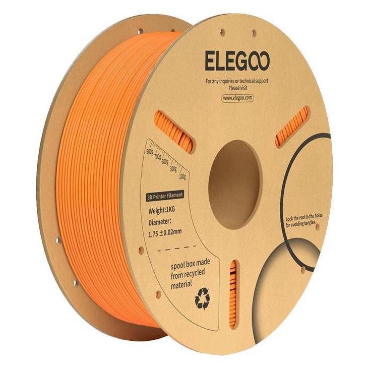 Elegoo PLA+ Filament (Orange) (PLA, 1000 g, 1.75 mm) (1715849699)