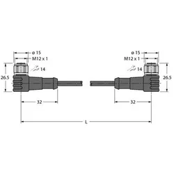 Turck Anschlussleitung WKCV4.5T- #6934700