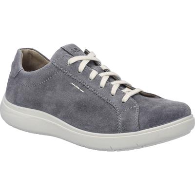 Sneaker JOSEF SEIBEL "Megan 07, asphalt", Damen, Gr. 40, grau (asphalt), Obermaterial: 100% Rindsleder Leather cow., Schuhe Sneaker
