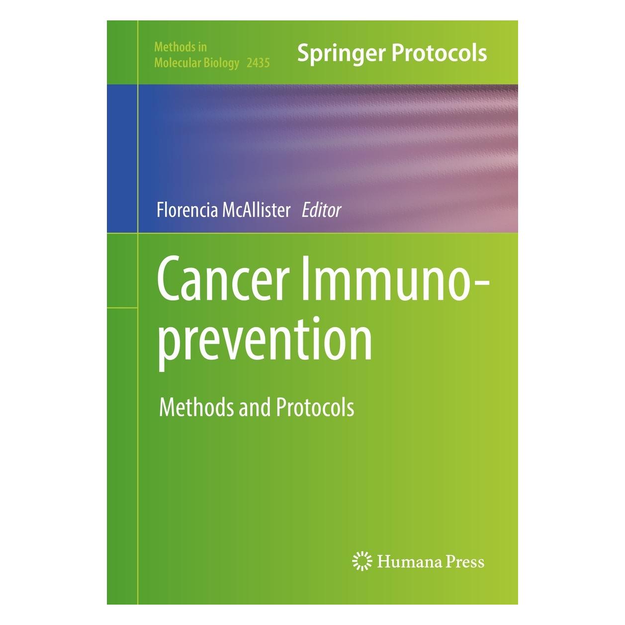 Springer Cancer Immunoprevention (Englisch, Hardcover, Florencia McAllister) (9781071620137)