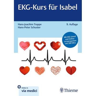 EKG-Kurs für Isabel, Set von Hans-Joachim Trappe, Thieme, 978-3-13-245452-1