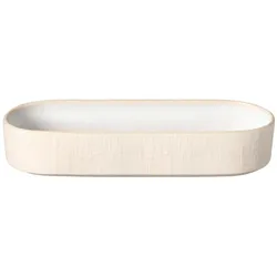 Costa Nova, Tablett, Notos Teller tief, oval, dune path, Länge: 254 mm