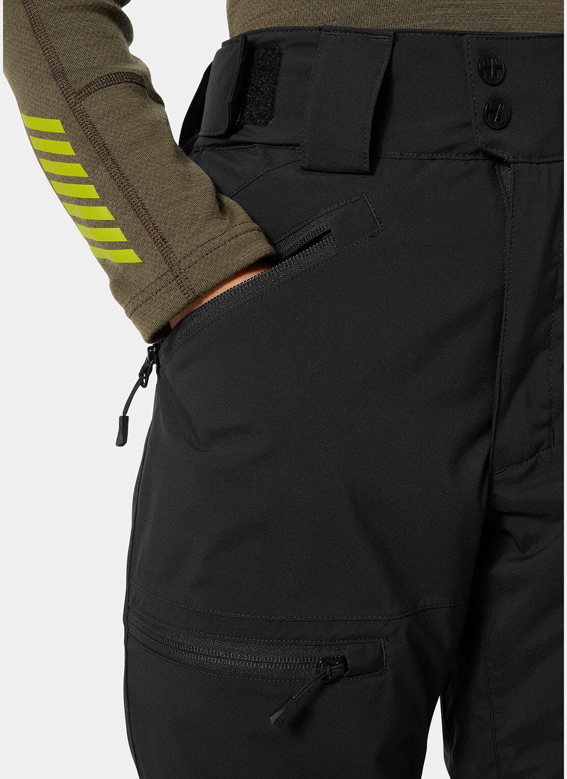 Helly Hansen Juniors’ Elements Ski Trousers - Black/Ebony - 10
