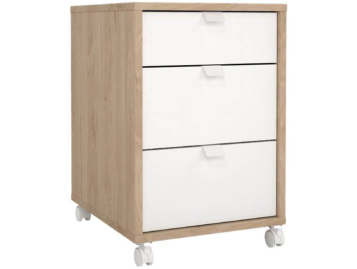 Schubladenelement HOME-OFFICE 3 Schubladen weiss